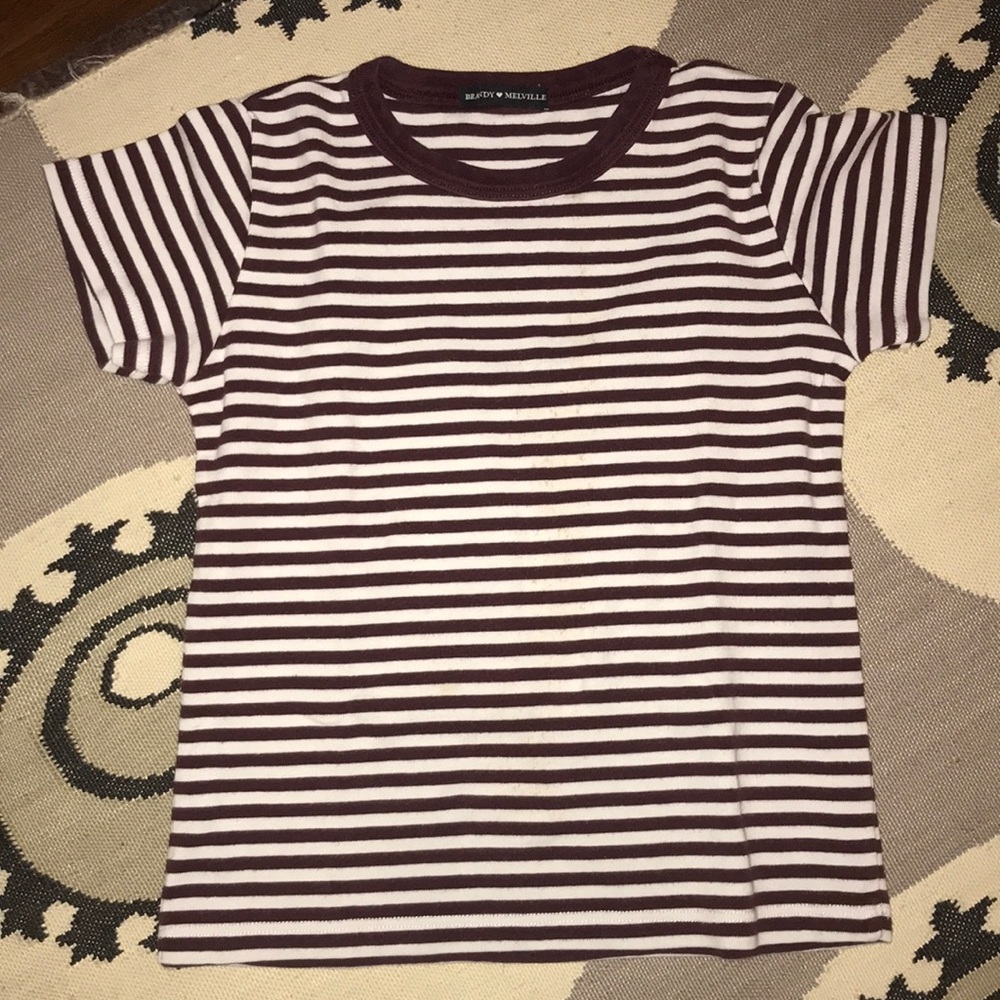 Brandy Melville striped tee shirt